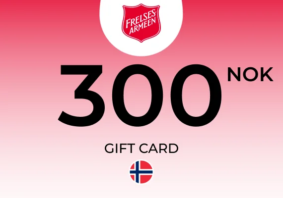 Frelsesarmeen Gift Card 300 NOK