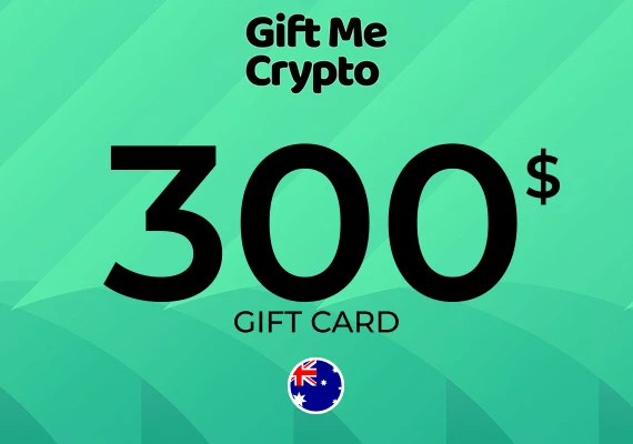 Gift Me Crypto Gift Card 300 AUD 