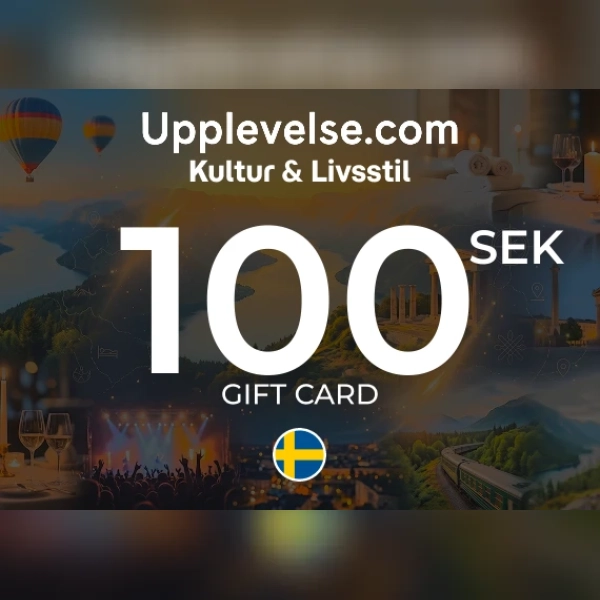 Kultur & Livsstil - Upplevelse.com Gift Card 100 SEK Key - SWEDEN