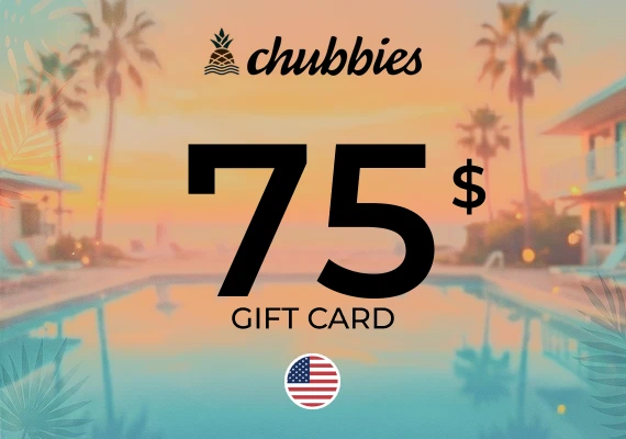 Chubbies Gift Card 75 USD