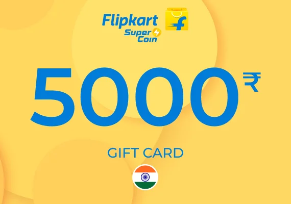 Flipkart SuperCoin Gift Card 5000 INR
