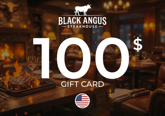 Black Angus Gift Card 100 USD 