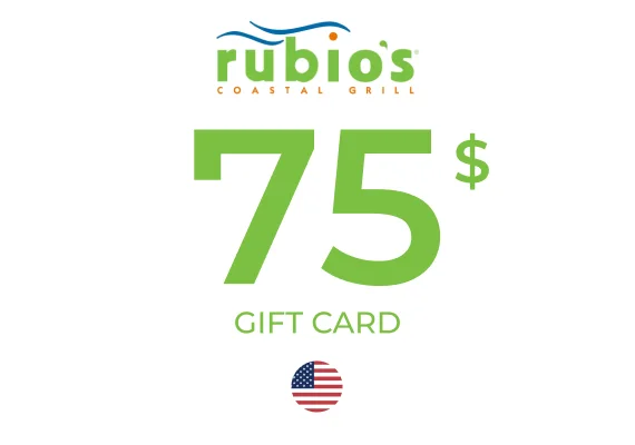 Rubio’s Coastal Grill Gift Card 75 USD