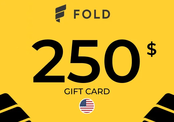 Fold Bitcoin Gift Card 250 USD