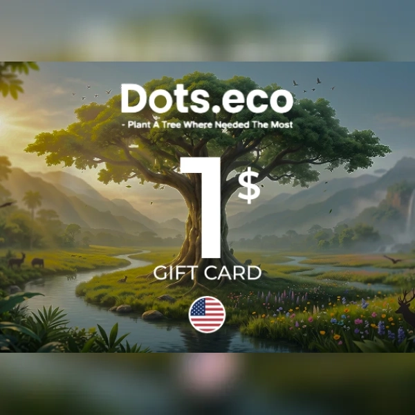 Dots.eco - Plant a tree where needed the most Gift Card 1 USD Key - UNITED STATES