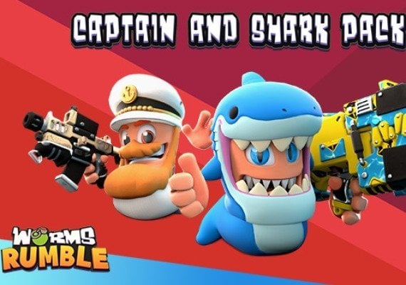 Worms Rumble - Captain & Shark Double Pack (DLC) (PC)