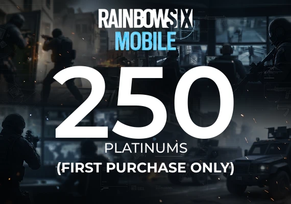 Rainbow Six Mobile - 250 Platinum (FIRST PURCHASE ONLY)