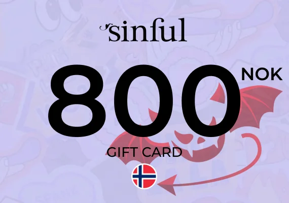 Sinful Gift Card 800 NOK