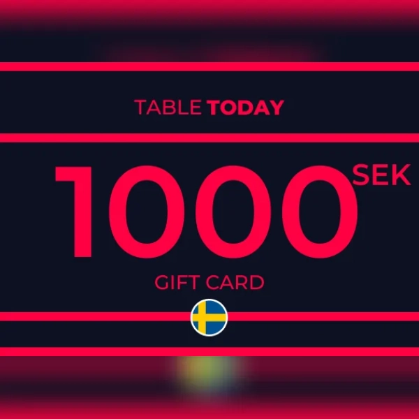 TableToday Gift Card 1000 SEK Key - SWEDEN