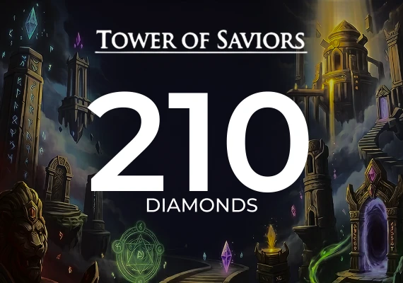 Tower of Saviors - 210 Diamonds
