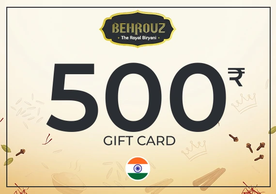 Behrouz Biryani Gift Card 500 INR