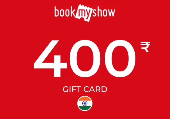 BookMyShow Gift Card 400 INR