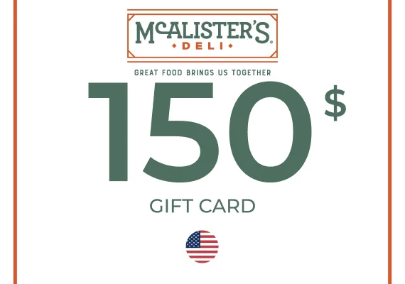 McAlister’s Gift Card 150 USD Key - UNITED STATES