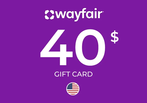 Wayfair Gift Card 40 USD