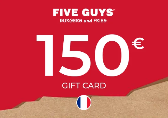Five Guys Gift Card 150 EUR