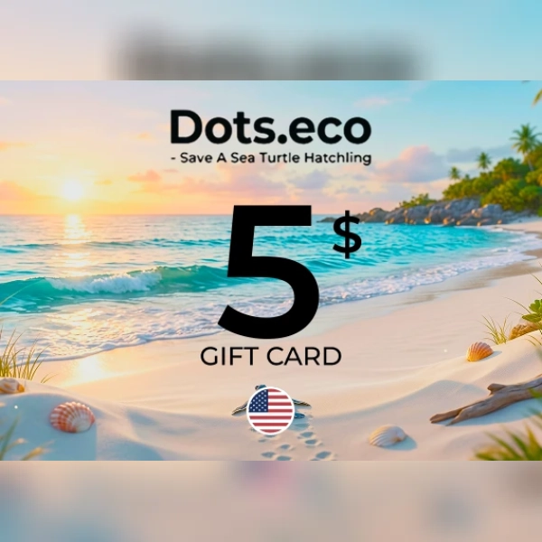 Dots.eco - Save a sea turtle hatchling Gift Card 5 USD Key - UNITED STATES