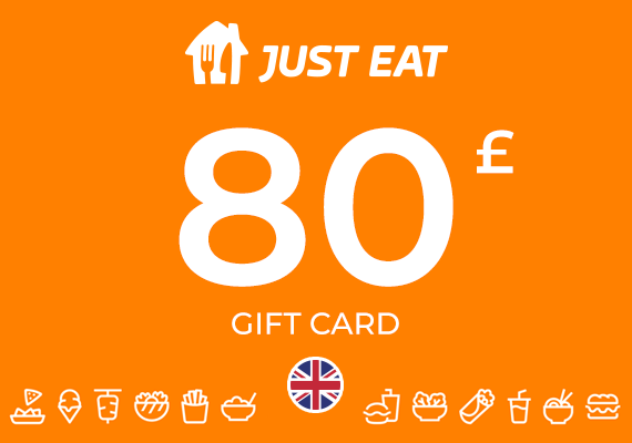 Just Eat Gift Card 80 GBP
