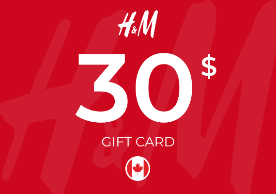 H&M Gift Card 30 CAD H&M Gift Card 30 CAD