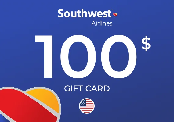 Southwest Airlines Gift Card 100 USD