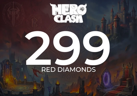 Hero Clash - 299 Red Diamonds