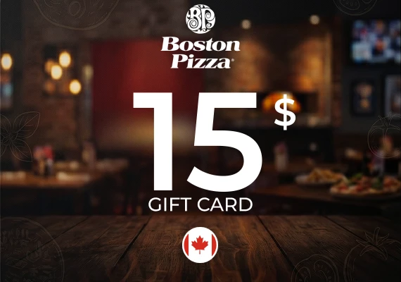 Boston Pizza Gift Card 15 CAD