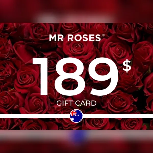 Mr Roses Gift Card 189 AUD Key - AUSTRALIA