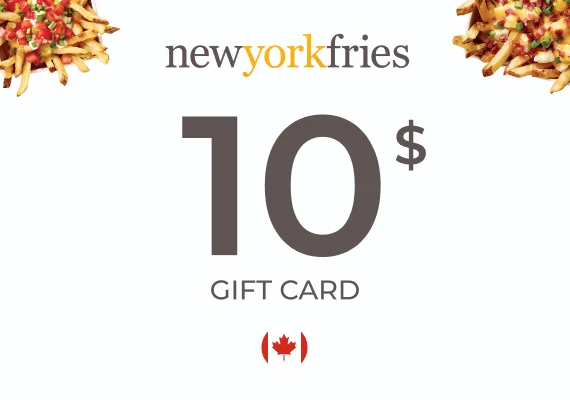 New York Fries Gift Card 10 CAD