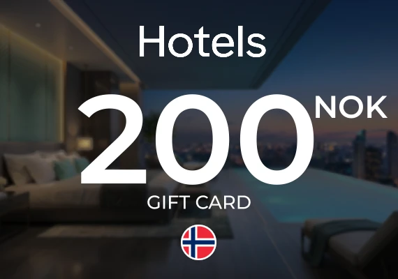 Hotels Online Gift card 200 NOK