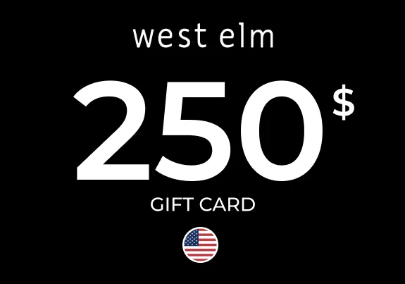 West elm Gift Card 250 USD