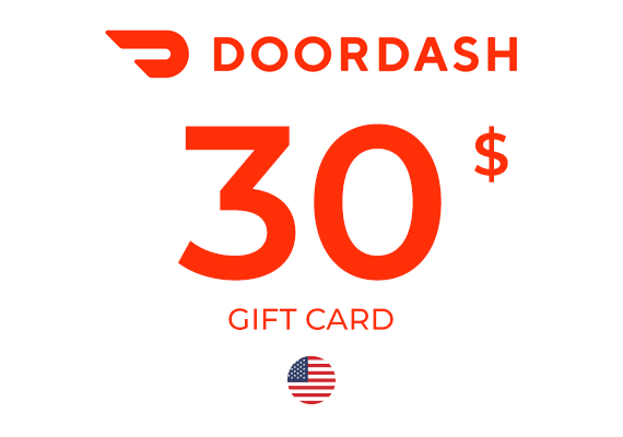 DoorDash Gift Card 30 USD (US) DoorDash Gift Card 30 USD (US)