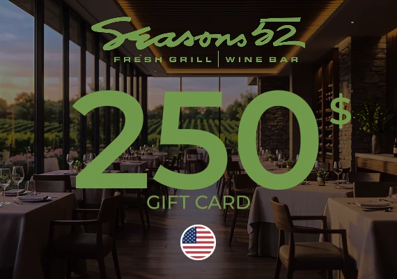 Seasons 52 Gift Card 250 USD