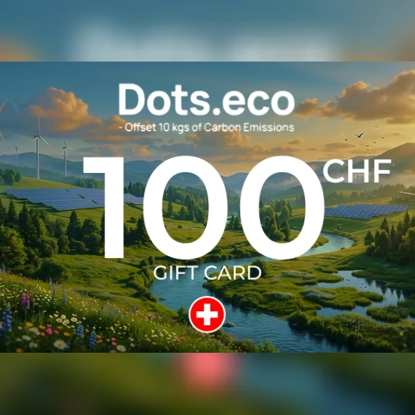 Dots.eco - Offset 10 kgs of Carbon Emissions Gift Card 100 CHF Key - SWITZERLAND