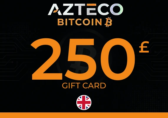 Azteco Bitcoin Voucher - Lightning Gift Card 250 GBP