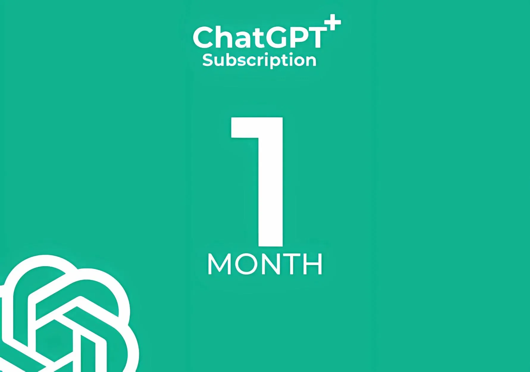 ChatGPT Plus - 1 Month Subscription ACCOUNT