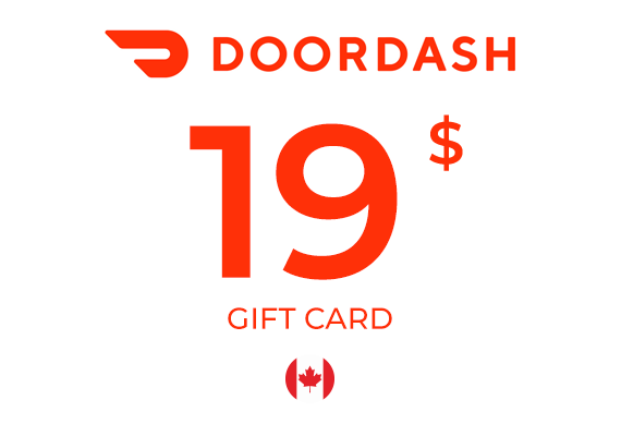 DoorDash Gift Card 19 CAD