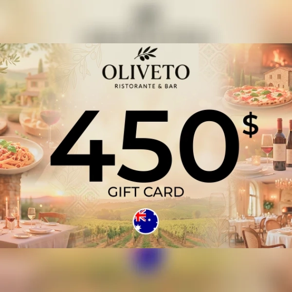 Oliveto Ristorante & Bar Gift Card 450 AUD Key - AUSTRALIA
