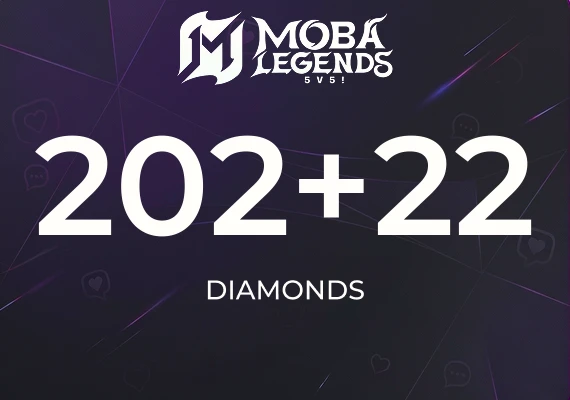Moba Legends - 202 Diamonds + 22 Bonus