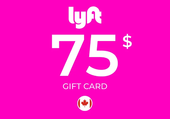 Lyft Gift Card 75 CAD