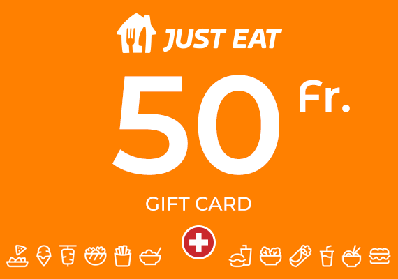 Just Eat Gift Card 50 CHF (CH) Key - SWITZERLAND