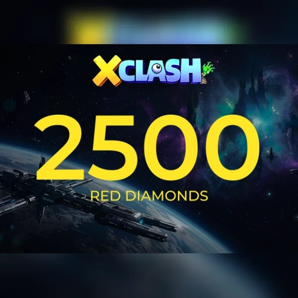 X-Clash - 2,500 Red Diamonds Direct Top-Up - GLOBAL