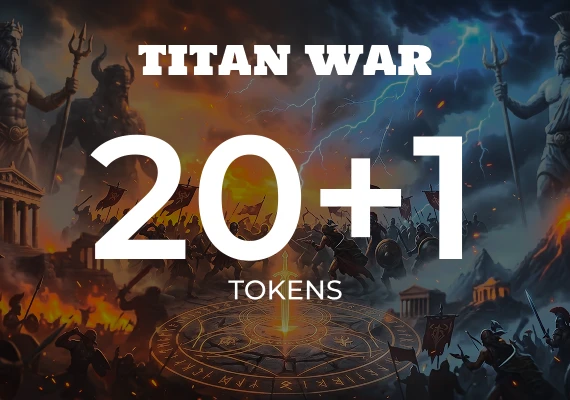 Titan War - 20 +1 Tokens 