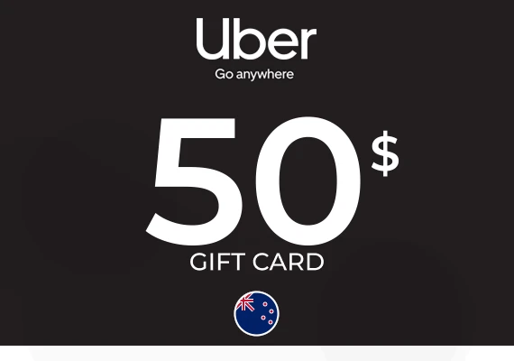 Uber Rides Gift Card Gift Card 50 NZD