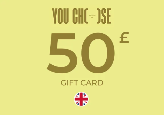 YouChoose All Access Digital Gift Card 50 GBP