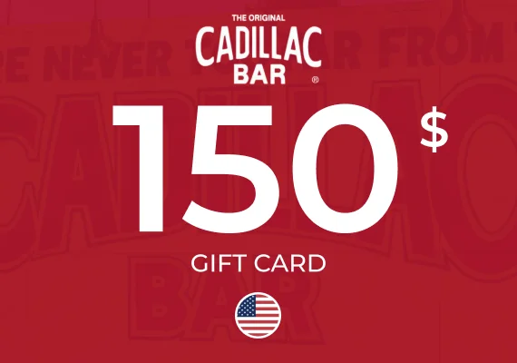 Cadillac Bar Gift Card 150 USD