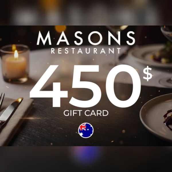 Restaurant Mason Gift Card 450 AUD Key - AUSTRALIA