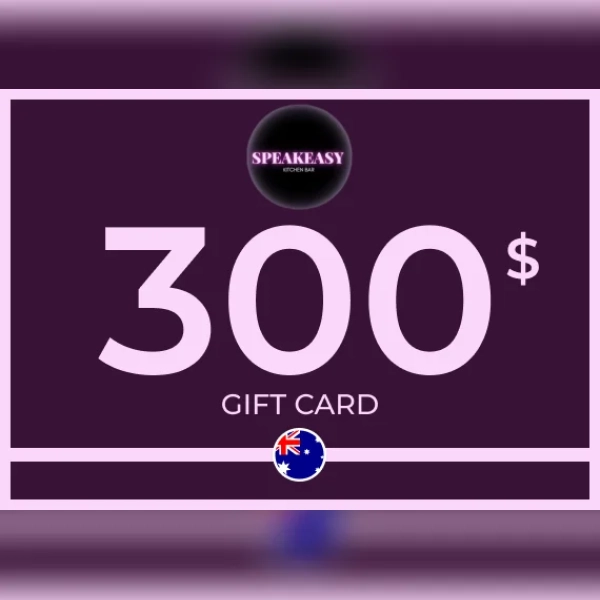 Speakeasy Kitchen Bar Gift Card 300 AUD Key - AUSTRALIA