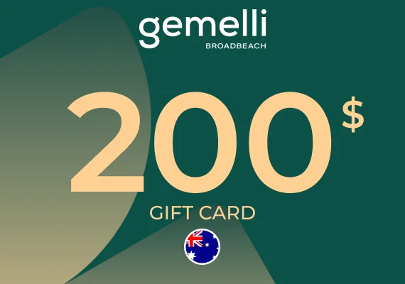Gemelli Broadbeach Gift Card 200 AUD