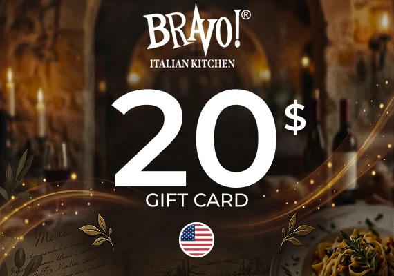 Bravo Italian Kitchen Gift Card 20 USD 