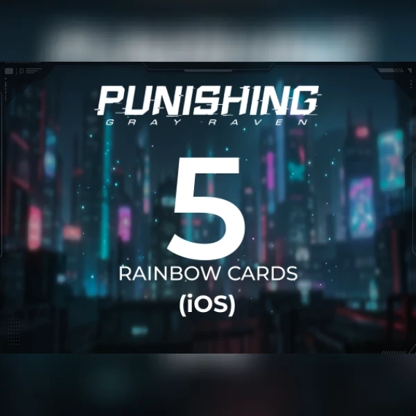 Punishing Gray Raven - 5 Rainbow Cards (iOS) Direct Top-Up - GLOBAL