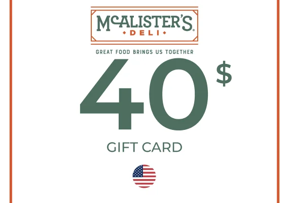 McAlister’s Gift Card 40 USD Key - UNITED STATES